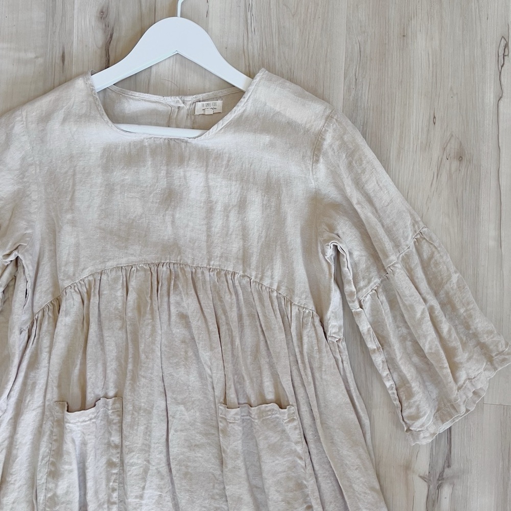 The Simple Folk Sage Dress in oat/natural